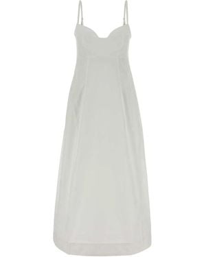 Co. Bustier Cut Dress - White