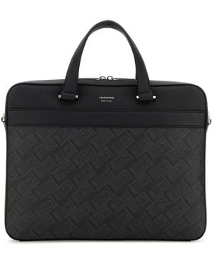 Ferragamo Briefcase - Black