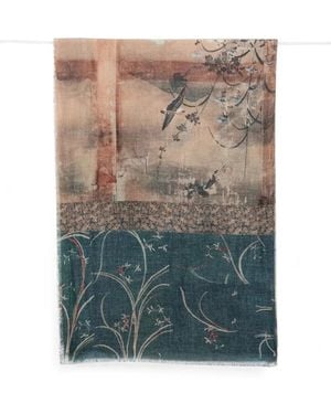 Pierre Louis Mascia "Euclidex" Cm 135X195 Scarf - Blue