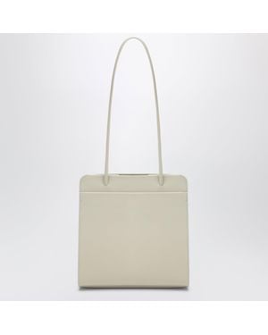 Faune Ivory Lisse Tote Bag - White
