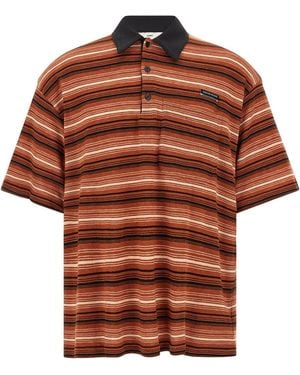 Song For The Mute 'Gym' Polo Shirt - Brown