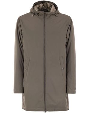 Herno Long Nylon Jacket - Grey