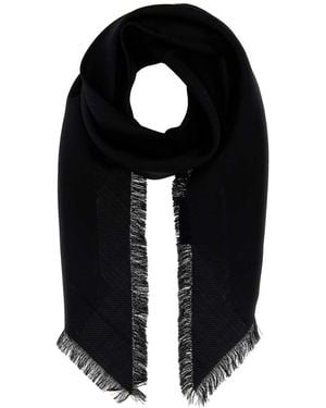 Gucci Silk Blend Foulard - Black