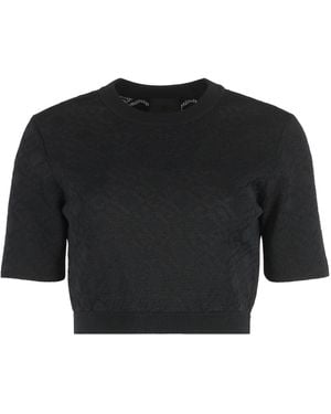 Givenchy Jacquard Knit Top - Black