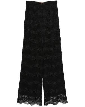 Twinset Twinset Lace Pants - Black