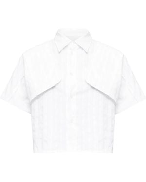 MM6 by Maison Margiela Long-Sleeved Shirt - White