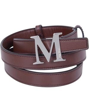 Max Mara "Mclassic20" Classic M Belt - Purple