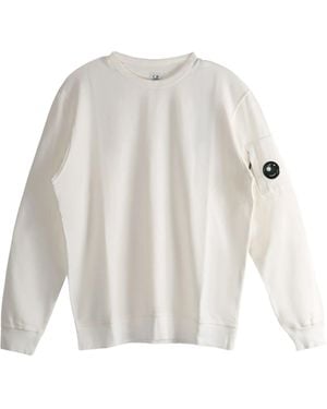 C.P. Company Light Fleece Sweatshirts - White