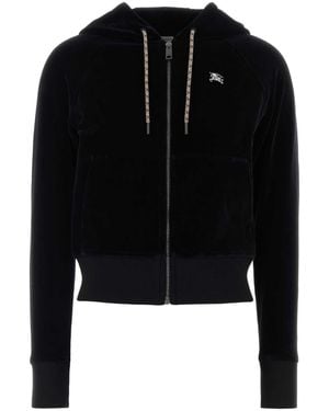 Burberry Vesper V-Jewel V-Neck T-Shirt - Black