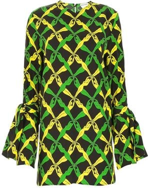 Bottega Veneta Printed Viscose Blouse - Green