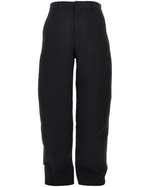 Givenchy Couture Seam Cotton Trousers - Black