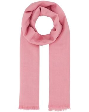 McQueen Wool Blend Foulard - Pink