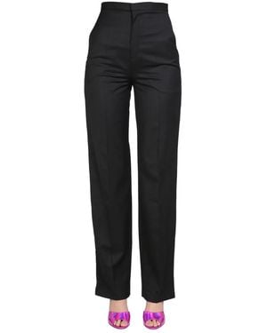 ANOUKI Straight Leg Trousers - Black