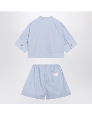 Givenchy Light Cotton Two-Piece Set - Blue