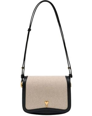 Ami Paris Paris Paris Shoulder Bag - Metallic