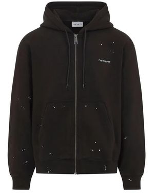 Carhartt Tobacco Hooded Painter Jacket - Black
