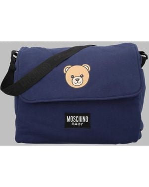Moschino Baby Changing Bag W/Mat (C.O) - Blue