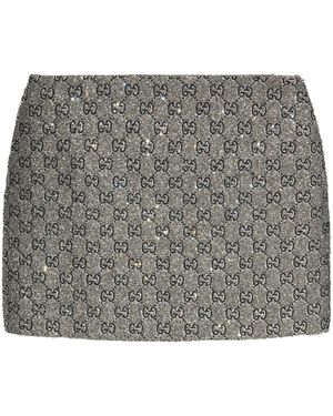 スカート GUCCI Dark green viscose and tweed blend skirt GUCCI Dark green viscose and tweed blend skirt | TheDoubleF