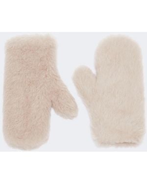 Max Mara Ombrato Gloves - White