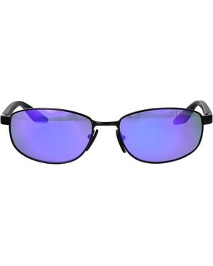 Prada Linea Rossa Metal Sunglasses - Blue