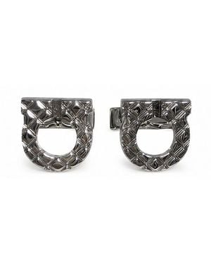 Ferragamo Palladium Finish Jewelry - Black