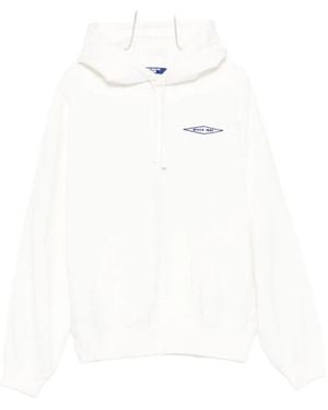 Junya Watanabe Logo Cotton Hoodie - White