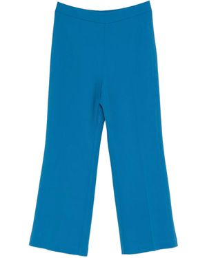 Etro Viscose Acetate Elastane Pants - Blue