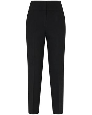 Peserico Straight-Leg Trousers - Black