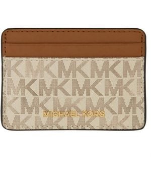 MICHAEL Michael Kors Michael By Michael Kors Portacarte Con Logo - Brown