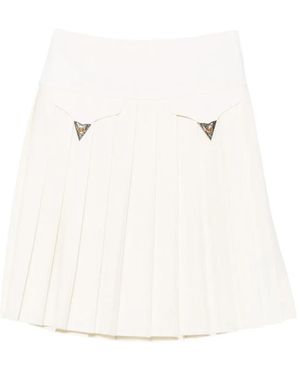 Versace Belt Loops Concealed Fastening - White