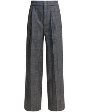 Sa Su Phi Wool Silk Trousers - Grey