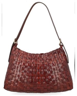 Dragon Diffusion Elegant Leather Handbag - Red