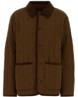 A.P.C. Stretch Nylon Leone Jacket - Brown
