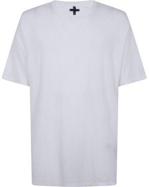 MD75 Linen Oversized T-Shirt - White
