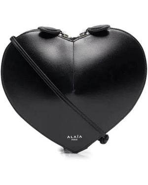Alaïa Alaia Crossbody Le Coeur Negro - Black