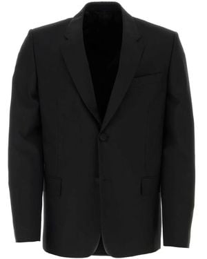 Givenchy Stretch Wool Blend Blazer - Black