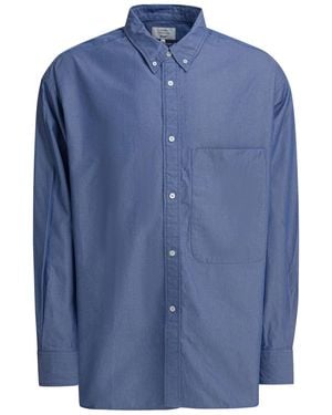 Beams Plus Cotton Shirt - Blue