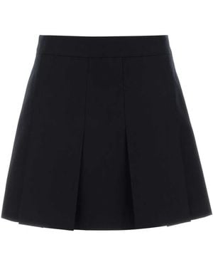 A.P.C. Mini Jupe Plissée - Black