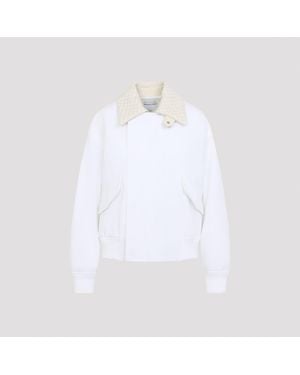 Bottega Veneta Light Cotton Blouson - White
