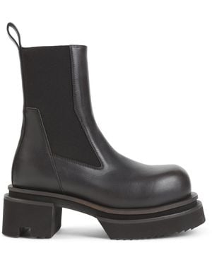 Rick Owens Grease Beatle Bogun Boots - Black