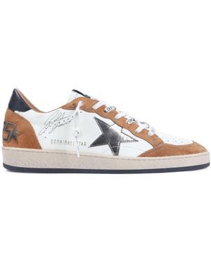Golden Goose Ball Star Trainers - White