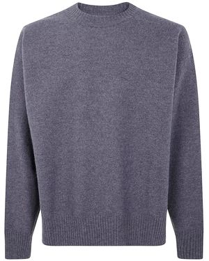 Jil Sander Sweater Crewneck Long Sleeves - Blue