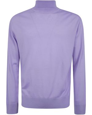 Laneus Turtle Neck - Purple