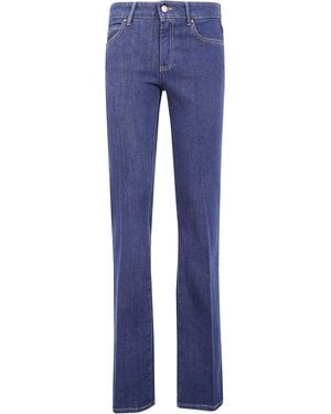 CIGALA'S Denim Ring Stretch Trousers - Blue