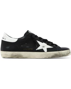 Golden Goose Supers Star Trainers - Black