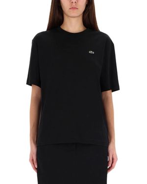 Lacoste T-Shirt With Logo - Black