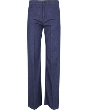 Aspesi Straight Leg Pants - Blue