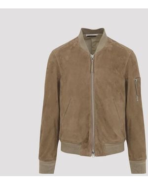 Tom Ford Leather Jacket - Green