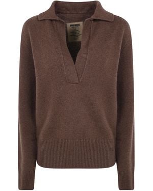 Uma Wang Polo Shirt - Brown