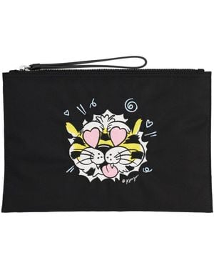 KENZO Wild Tiger" Clutch Bag - Black